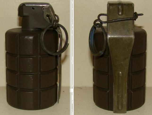Belgian M50 BG Frag Hand Grenade